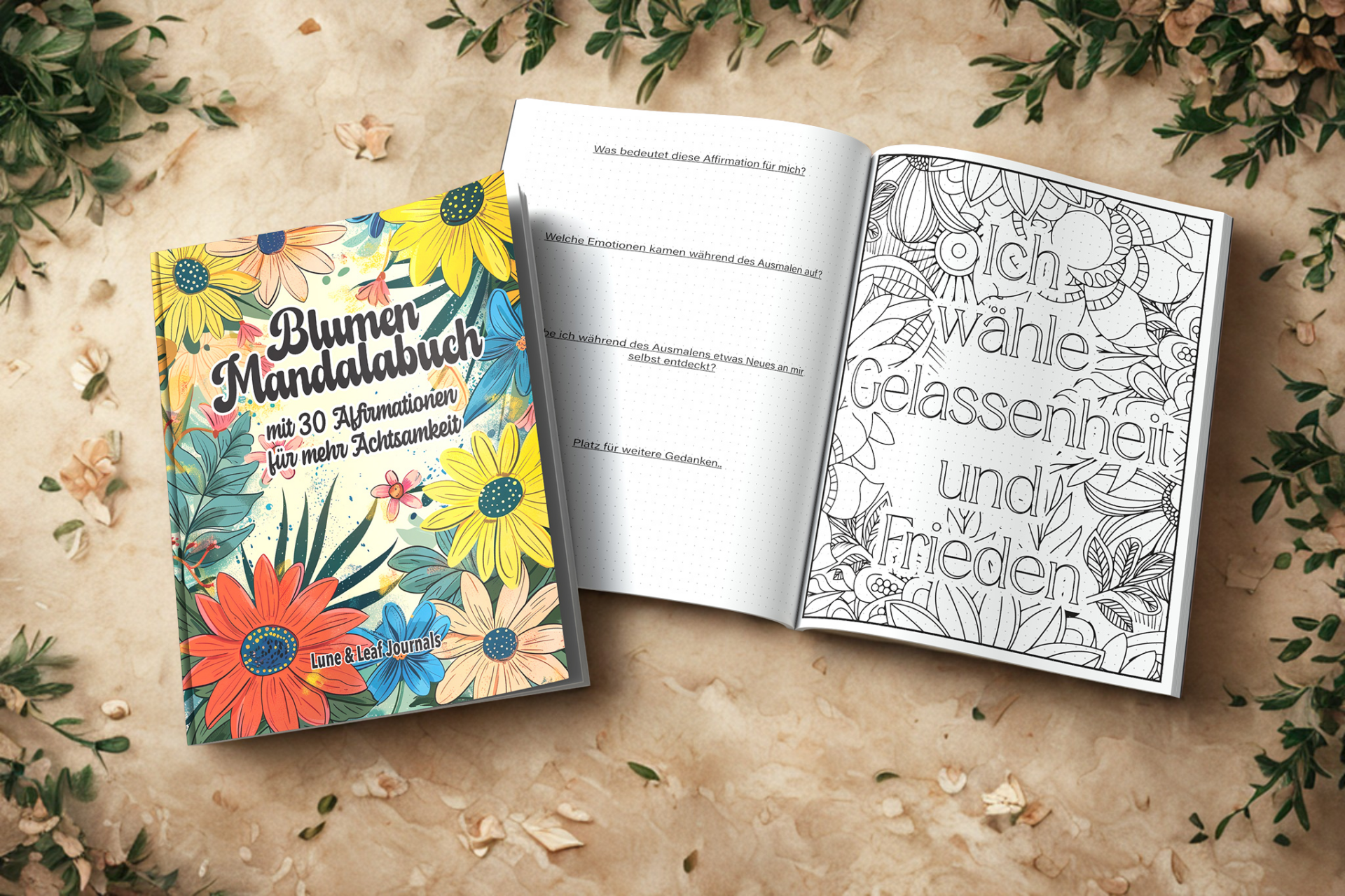 Achtsamkeit Mandala Heft zur Selbstreflexion