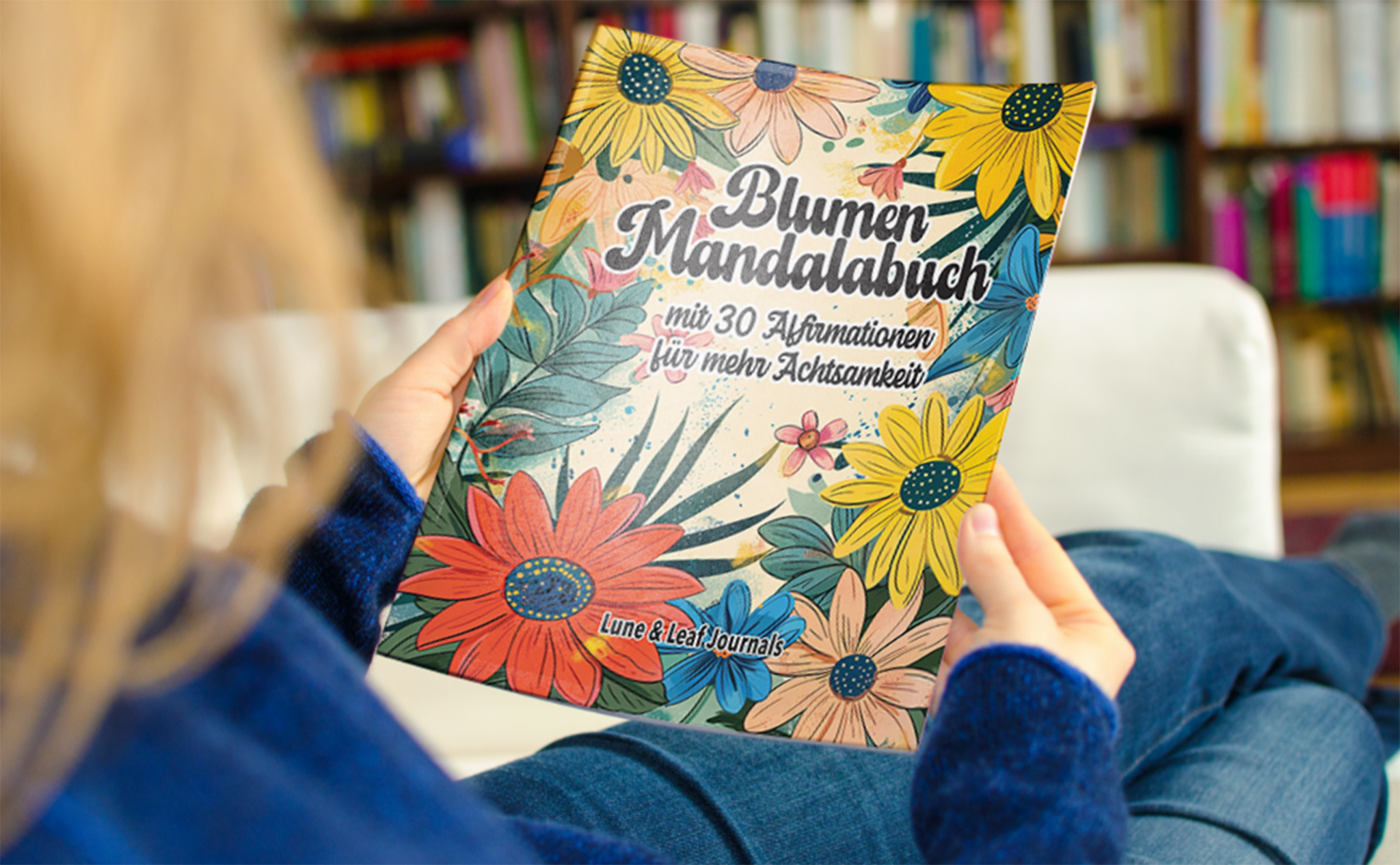 Affirmations-Ausmalbuch Achtsamkeit (PDF) – 30 Seiten zum Ausmalen & Reflektieren