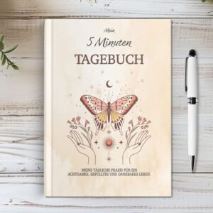 5-Minuten-Achtsamkeitstagebuch (PDF) – Morgenritual & Abendreflexion