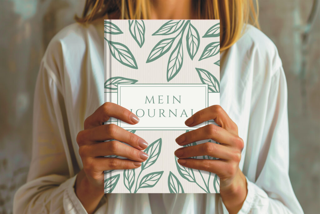 Journal green leaves 3