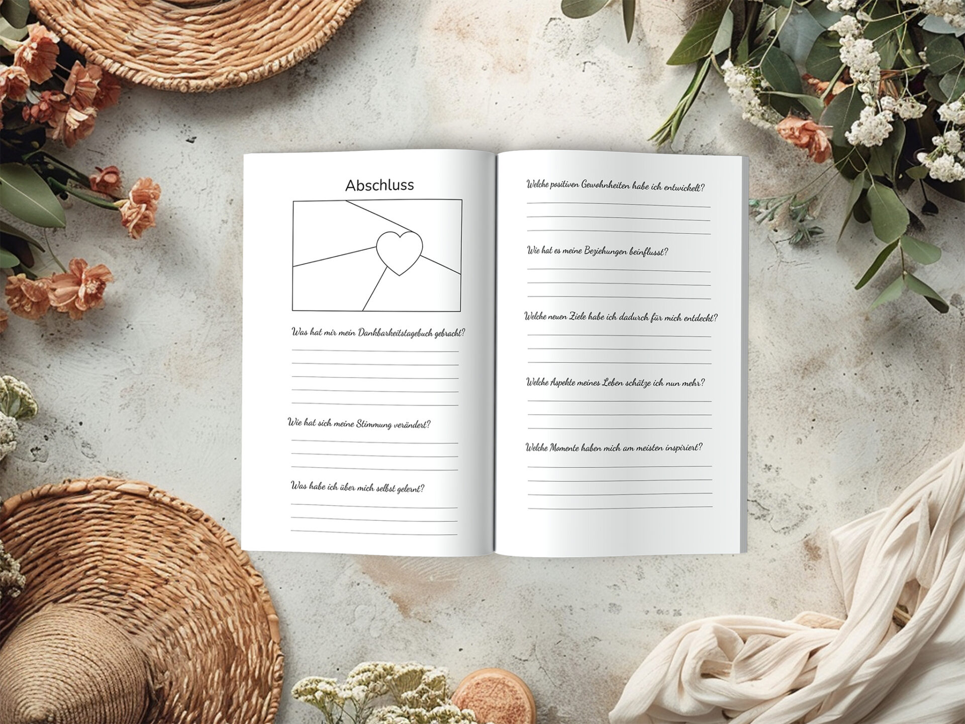 Dankbarkeitstagebuch (PDF) – 12 Wochen für mehr Achtsamkeit & innere Stärke – Bild 5