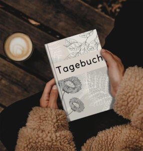 beige leaves tagebuch