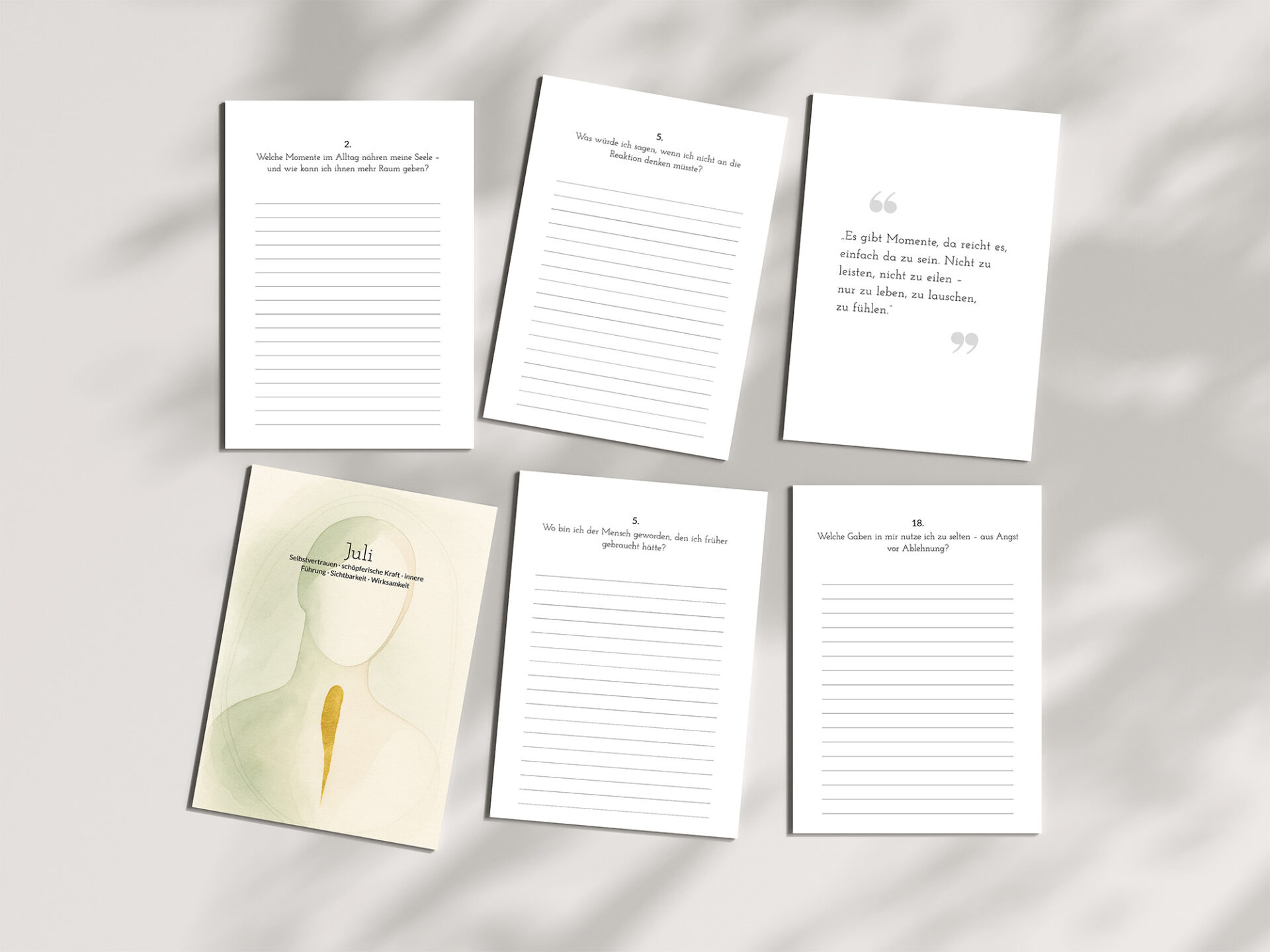 Jahresjournal - 365 Fragen für Achtsamkeit, Klarheit & Selbstverbundenheit – Bild 3