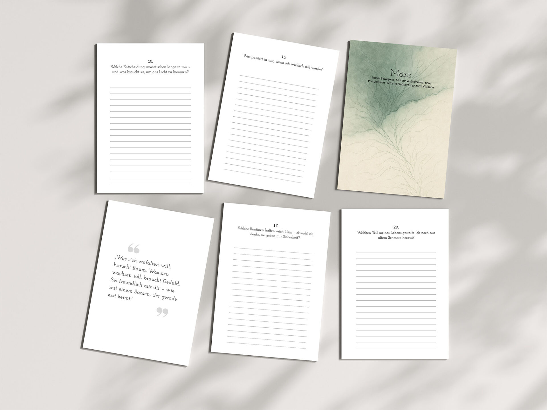 Jahresjournal - 365 Fragen für Achtsamkeit, Klarheit & Selbstverbundenheit – Bild 4
