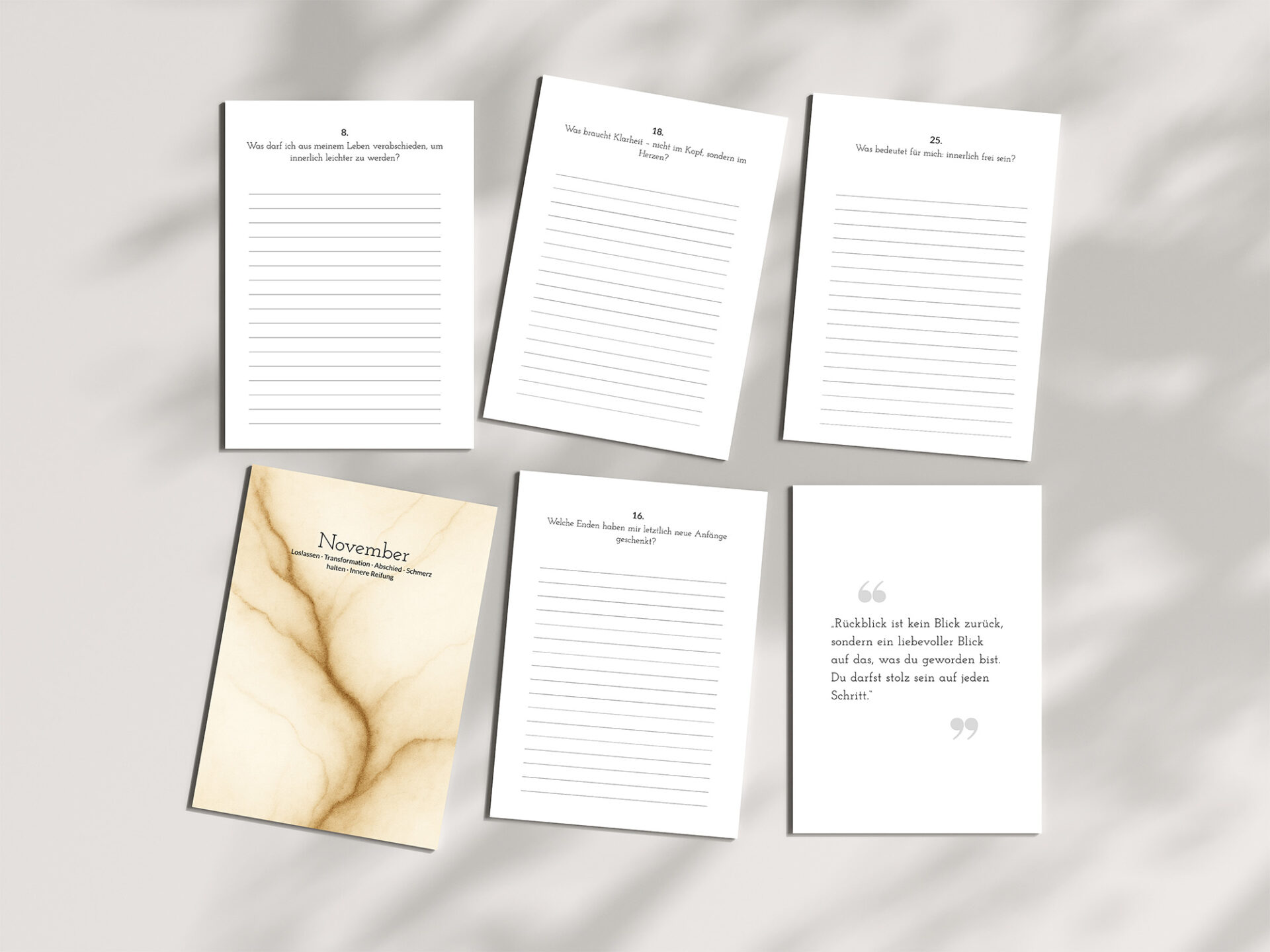 Jahresjournal - 365 Fragen für Achtsamkeit, Klarheit & Selbstverbundenheit – Bild 9