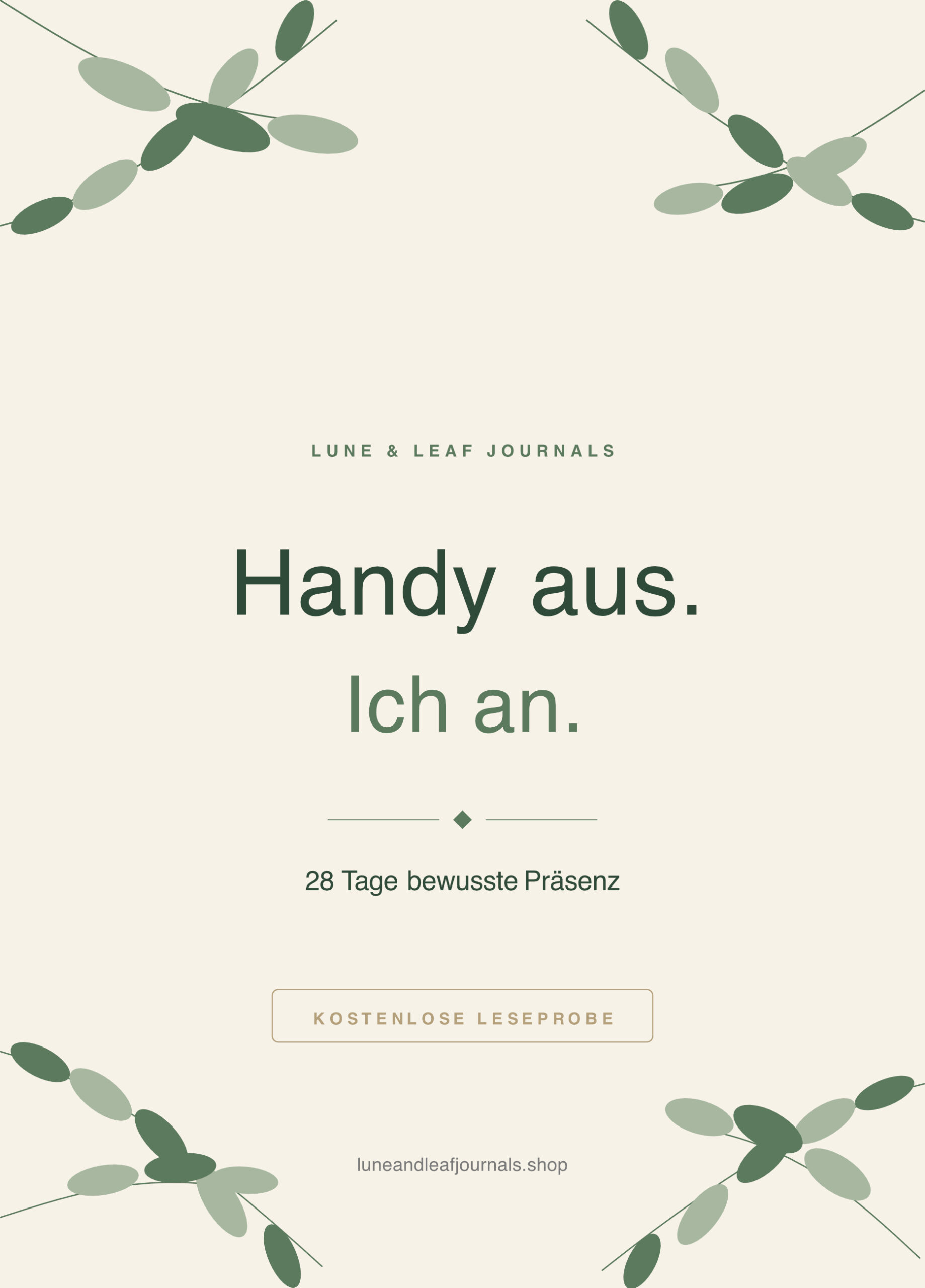 Leseprobe Handy fasten Journal