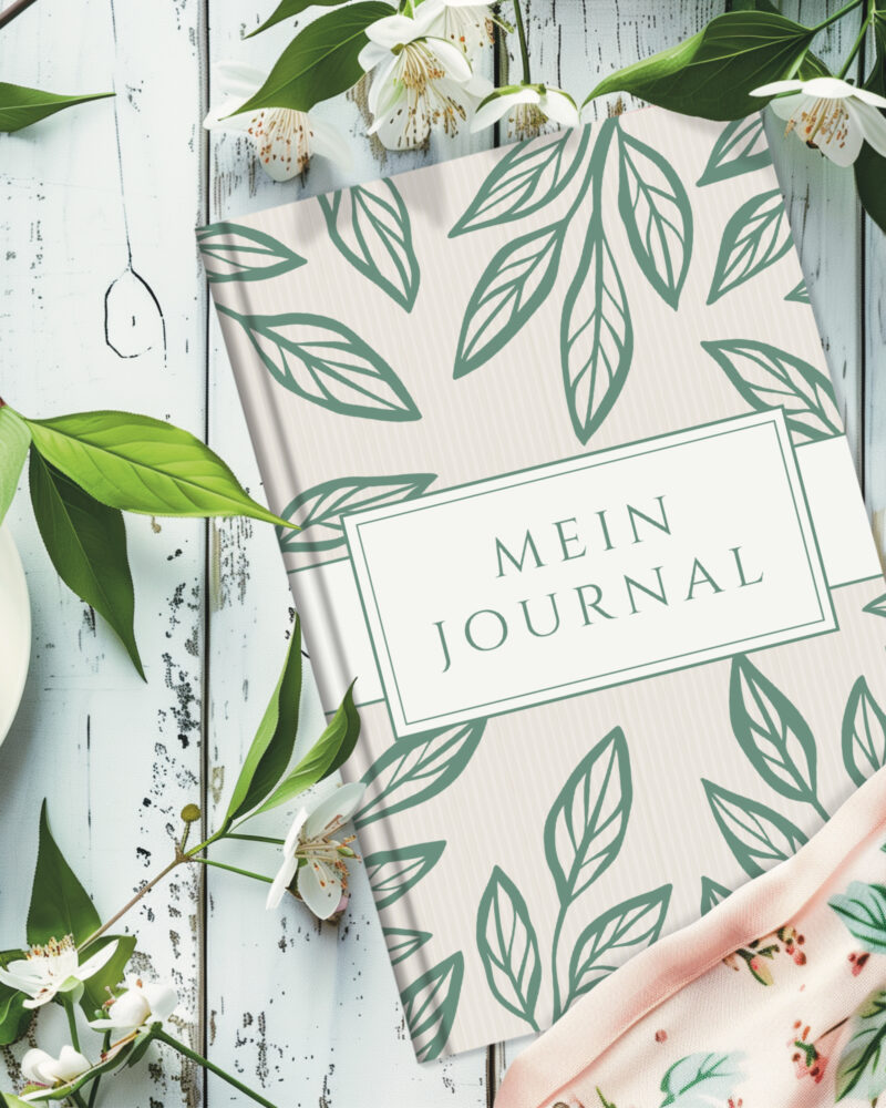 Journal green leaves 2