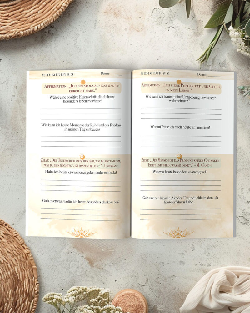 5 minuten achtsamkeitstagebuch