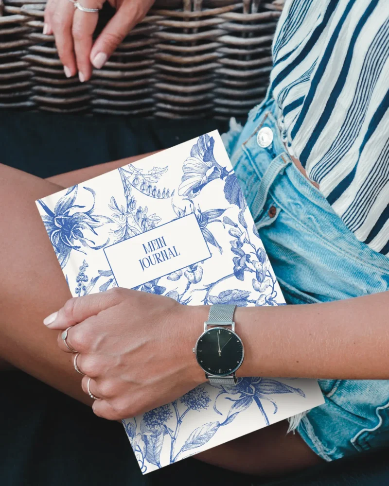 blumen flower blau journal